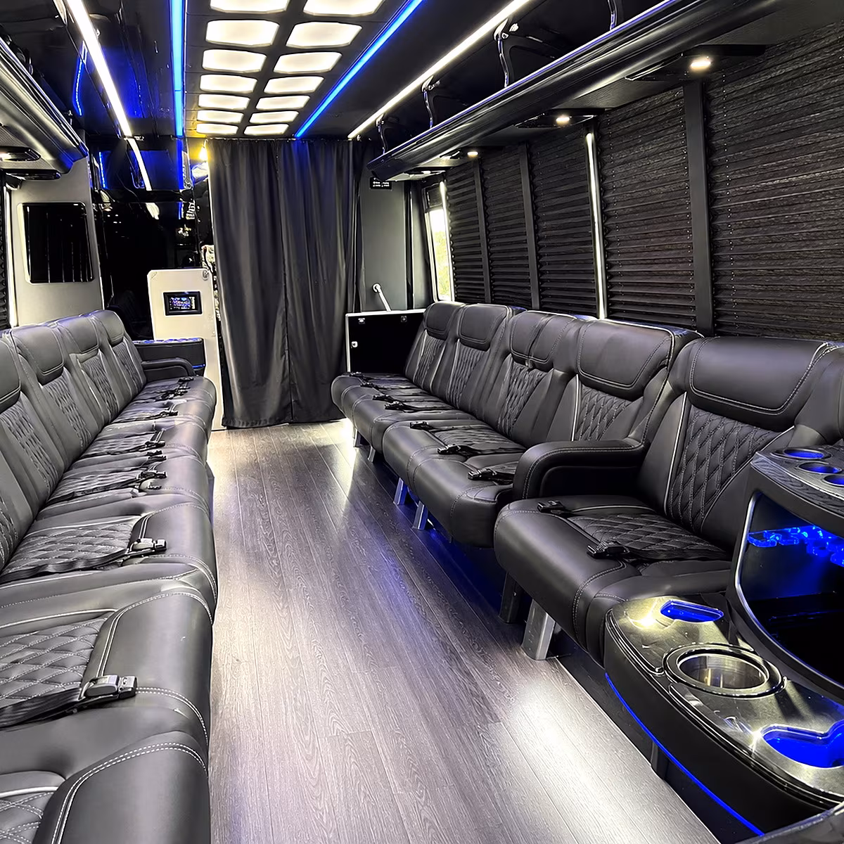 night on town party bus rental
