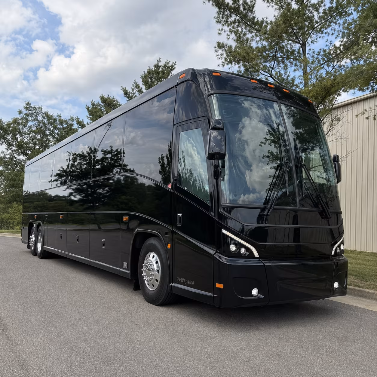 palm bay charter bus rental exterior