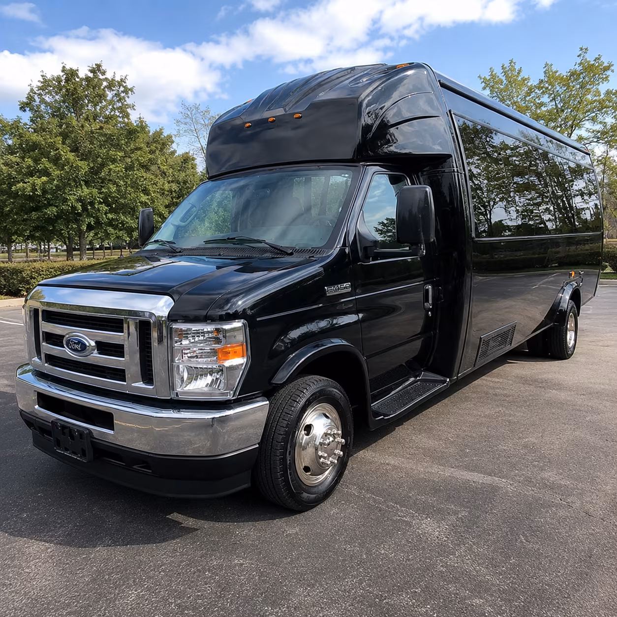party buses that keep the prom night energy going from the first pickup to the last drop off